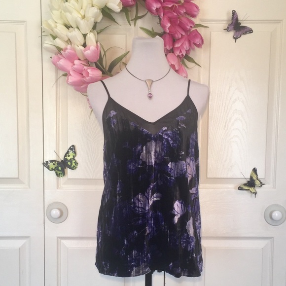 Lucky Brand Tops - Lucky Brand Sexy Crushed Velvet Cami